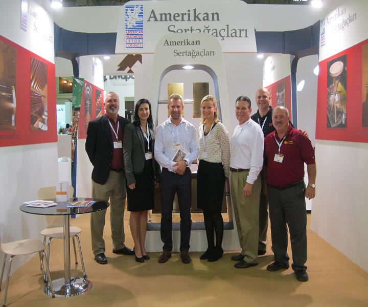 AHEC highlights ISO-conformant Life Cycle Assessment report on U.S. hardwood lumber at Intermob/ Istanbul 2012.